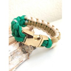 Armband_Paracord_Tricolor Green